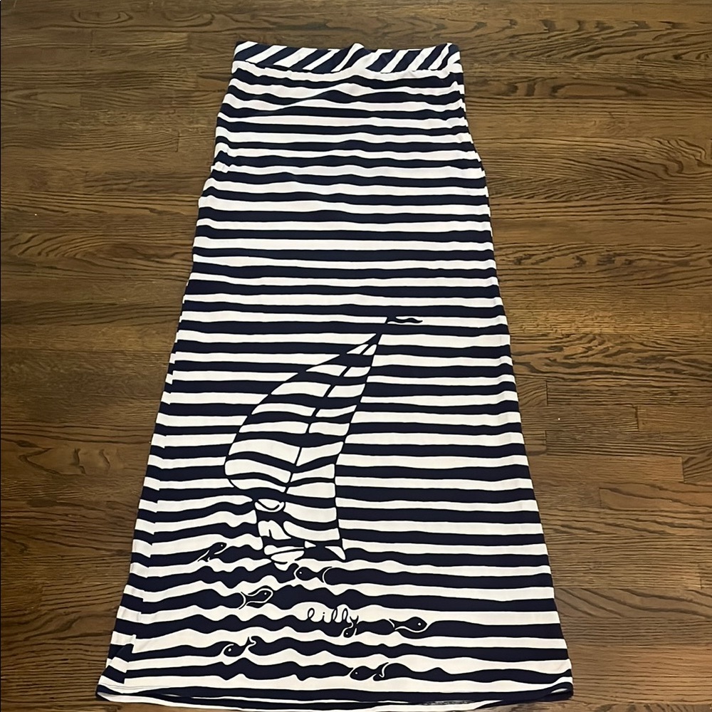 Lilly Pulitzer Nautical Striped Skirt